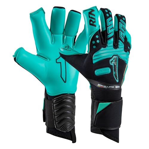 Rinat Torwarthandschuhe Aries Pro, Türkis, Erwachsene, Unisex, Größe 8 von Rinat