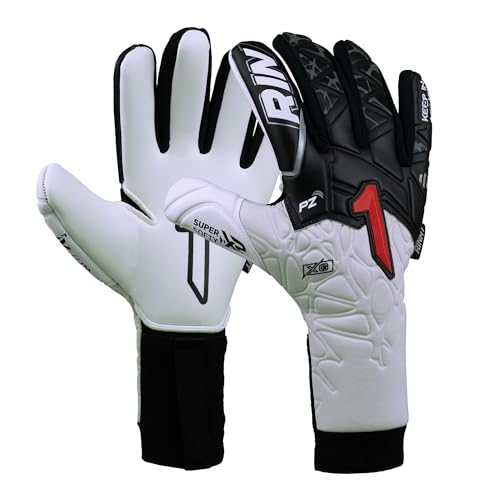 Rinat Dominus Prime Torwarthandschuhe Xtreme Guard für Kinder, Weiß, Größe 5 Rinat Dominus Prime Torwarthandschuhe Xtreme Guard für Kinder, Weiß, Größe 5 von Rinat