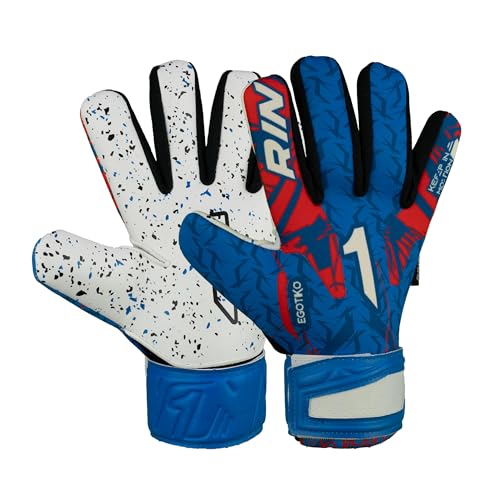 Rinat Egotiko Avengers AS Junior Torwarthandschuhe, Blau, Größe 5 Rinat Egotiko Avengers AS Junior Torwarthandschuhe, Blau, Größe 5 von Rinat
