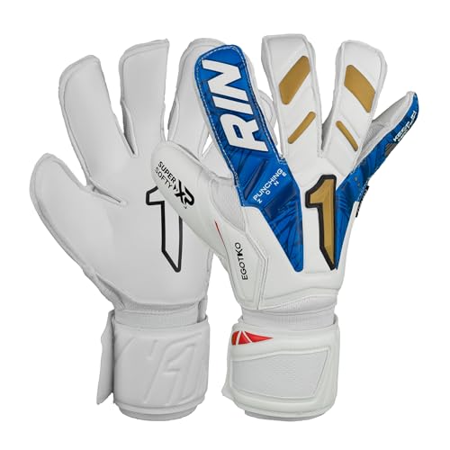 Rinat Egotiko Avengers Prime Junior Torwarthandschuhe, Weiß, Größe 3 Rinat Egotiko Avengers Prime Junior Torwarthandschuhe, Weiß, Größe 3 von Rinat