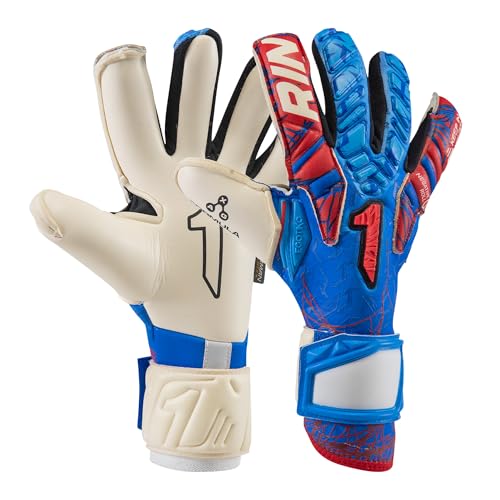 Rinat Egotiko Avengers Pro Torwarthandschuhe, für Erwachsene, blau, Größe 11 Rinat Egotiko Avengers Pro Torwarthandschuhe, für Erwachsene, blau, Größe 11 von Rinat