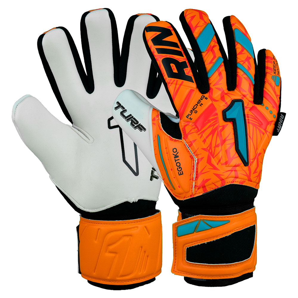 Rinat Egotiko Vengador Turf Basic Junior Goalkeeper Gloves Orange 4 Rinat Egotiko Vengador Turf Basic Junior Goalkeeper Gloves Orange 4 von Rinat