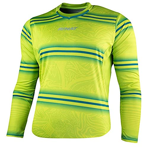 Rinat Erwachsene Jersey Gypsy Fußball-Torwart-Trikot, Neongelb/Grün, M von Rinat