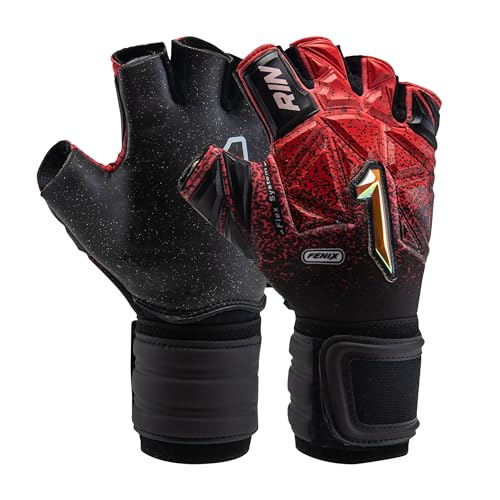 Rinat Fenix Superior FUTSALA Torwarthandschuh, Rot/Schwarz, 10 von Rinat