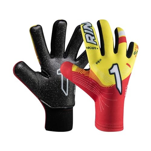 Rinat Fußball-Torwarthandschuhe NKAM AS Junior, rot, Unisex, Größe 6 von Rinat