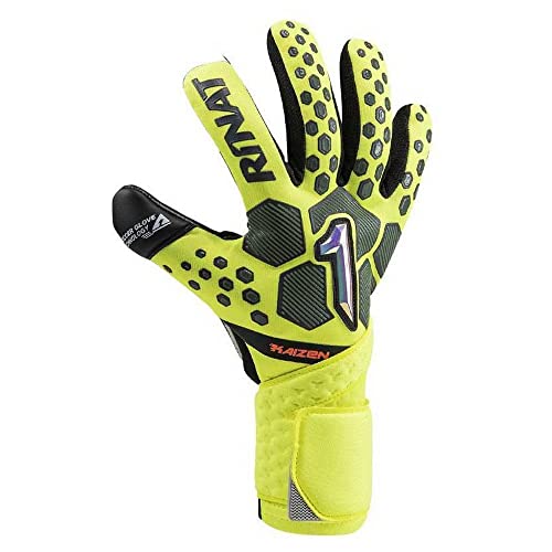 Rinat Kaizen Alpha Torwarthandschuhe, Erwachsene, Unisex, Neongelb/Schwarz, 8 Rinat Kaizen Alpha Torwarthandschuhe, Erwachsene, Unisex, Neongelb/Schwarz, 8 von Rinat