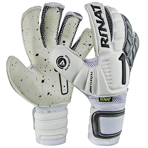 Rinat Kinder Egotiko Quantum Turf Torwarthandschuhe, Weiß/Oxford Pearly, 4 Rinat Kinder Egotiko Quantum Turf Torwarthandschuhe, Weiß/Oxford Pearly, 4 von Rinat