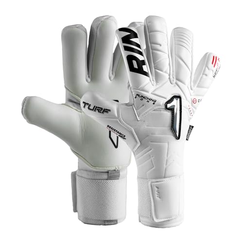 Rinat Kratos Torwarthandschuh Turf Wht Junior Weiß, Größe 4 von Rinat