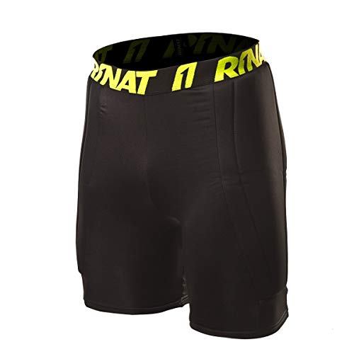 Rinat Licra gepolstert - elastische Pants Unisex, Farbe Schwarz, Größe M von Rinat