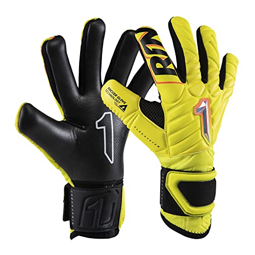 Rinat Meta GK Alpha Torwarthandschuhe Gelb, Erwachsene, Unisex, Größe 8 von Rinat