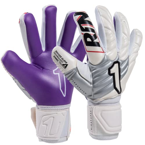 Rinat Meta GK Alpha Torwarthandschuhe Weiß, Erwachsene, Unisex, Größe 10 von Rinat