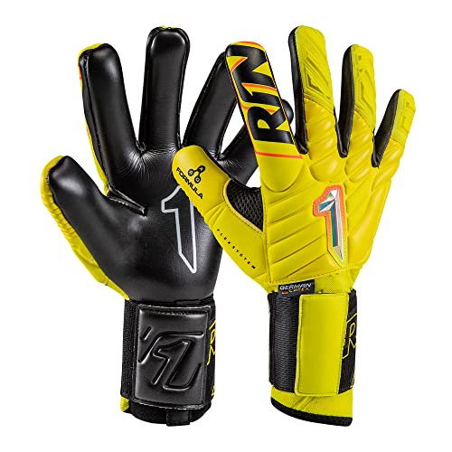 Rinat Meta GK Pro Torwarthandschuhe, Gelb, für Erwachsene, Unisex, Größe 11 von Rinat