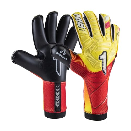 Rinat NKAM Pro Torwarthandschuhe für Fußball, Erwachsene, Rot, Unisex, Größe 7 von Rinat