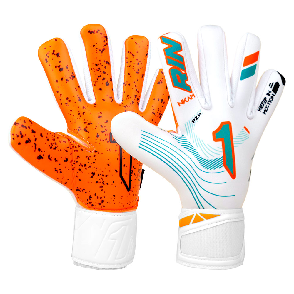 Rinat Nkam As Goalkeeper Gloves Weiß 9 von Rinat