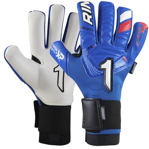 Rinat Nkam Prime Torwarthandschuhe, Junior, Unisex, Blau, Größe 6 von Rinat