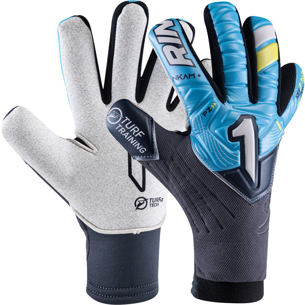 Rinat Nkam Training Turf Goalkeeper Gloves Blau 8 von Rinat