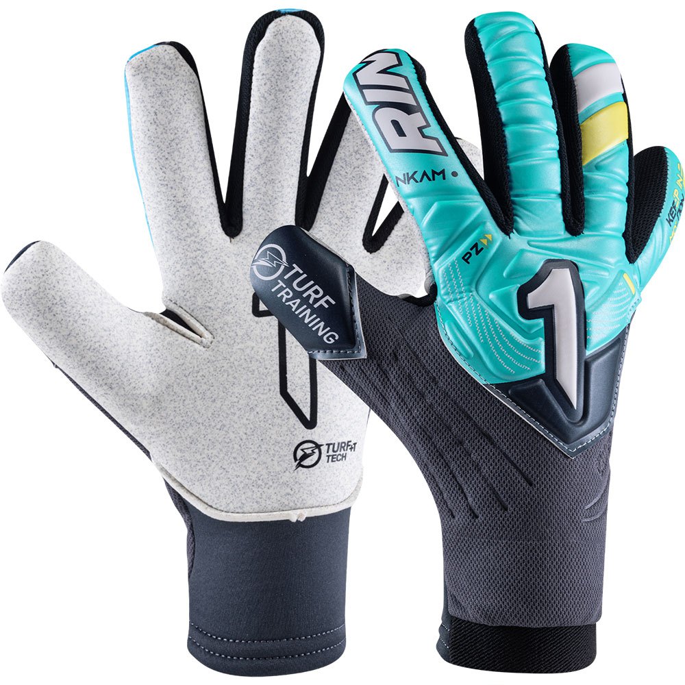 Rinat Nkam Training Turf Goalkeeper Gloves Blau 9 von Rinat