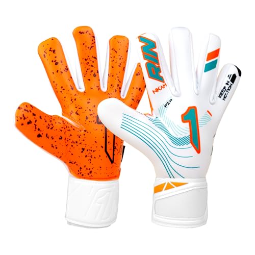 Rinat Nkam W/G AS Torwarthandschuh für Erwachsene, Unisex, Weiß, Grün, Größe 10 von Rinat