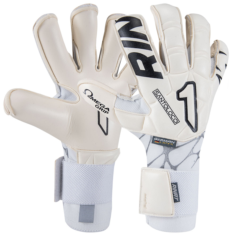 Rinat Santoloco Alpha Junior Goalkeeper Gloves Weiß 6 von Rinat