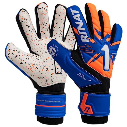 Rinat Torwarthandschuhe Magnetik Turf Training Junior Blau, Größe 6 von Rinat