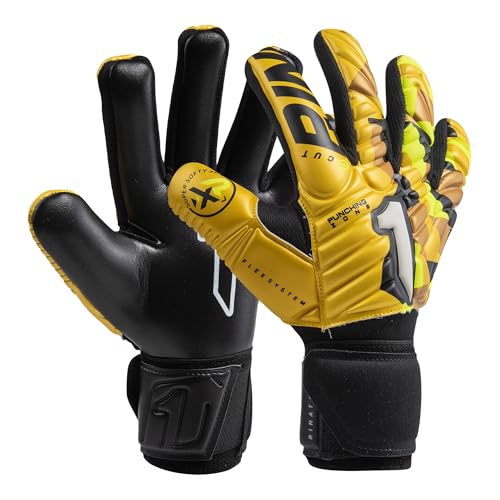Rinat Torwarthandschuhe Meta Tactik GK Semi Junior, Gold, Größe 5 Rinat Torwarthandschuhe Meta Tactik GK Semi Junior, Gold, Größe 5 von Rinat