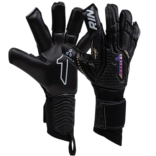 Rinat Torwarthandschuhe Widder Nemesis Pro Erwachsene, Schwarz, Größe 8 von Rinat