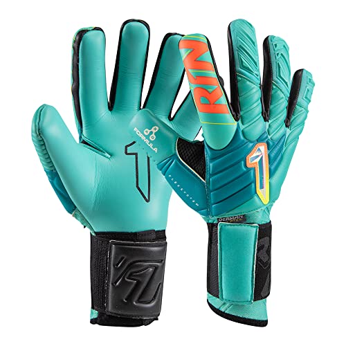 Rinat Torwarthandschuhe Meta GK Pro, Türkis, Erwachsene, Unisex, Größe 7 von Rinat