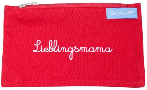 Kosmetiktäschchen für die Mutter Lieblingsmama Rot Bestickt Damen 12 x 20 cm Ringelsuse Kosmetiktäschchen für die Mutter Lieblingsmama Rot Bestickt Damen 12 x 20 cm Ringelsuse von Ringelsuse