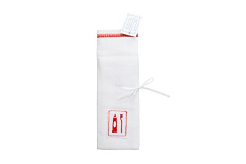 Ringelsuse - Zahnbürstenhalter Zahnbürste Zahnpasta Zahnbürstenhülle Zahncreme 7 x 20 cm 100% Baumwolle, aus Fairtrade Herstellung, weiß rot Ringelsuse - Zahnbürstenhalter Zahnbürste Zahnpasta Zahnbürstenhülle Zahncreme 7 x 20 cm 100% Baumwolle, aus Fairtrade Herstellung, weiß rot von Ringelsuse