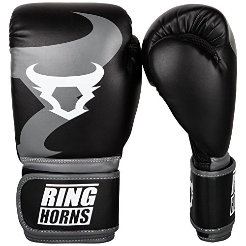 Ringhorns Boxhandschuhe Charger, Schwarz, 14 oz, RH-00001-001-14oz von Ringhorns