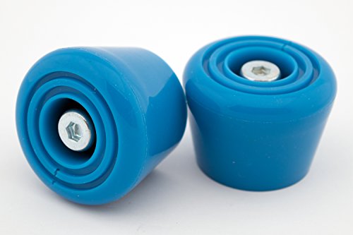 Rio Roller, Rollschuh-Bremsstopper, Unisex, Erwachsene Einheitsgröße blau von Rio Roller