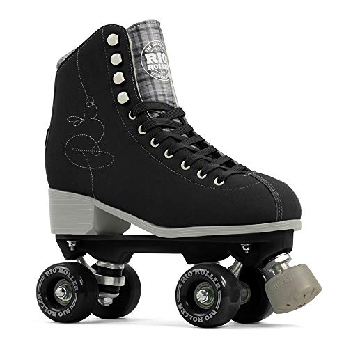 Rio Roller Signature Adults Skates für Erwachsene, Unisex, Schwarz, Größe 46 von Rio Roller