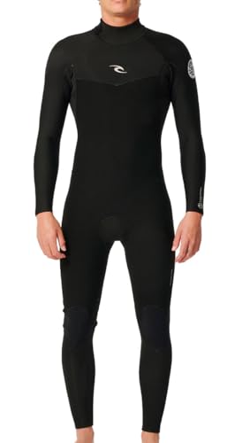 RIP CURL Dawn Patrol 4/3 Back Zip Full Suit 2024 Black, L von Rip Curl