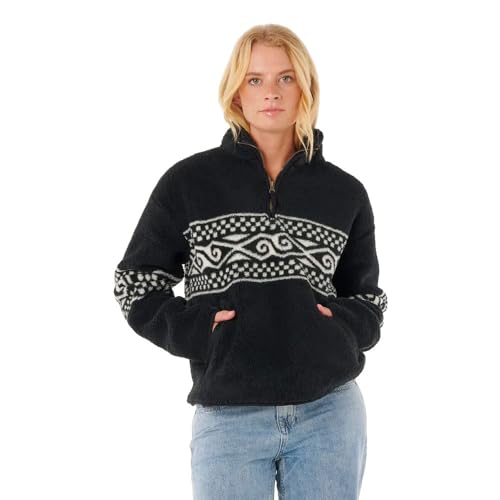 Rip Curl Damen Fleecepullover Oceanic Cosmic KISS Polar, Größe:M, Farben:Washed Black Rip Curl Damen Fleecepullover Oceanic Cosmic KISS Polar, Größe:M, Farben:Washed Black von Rip Curl