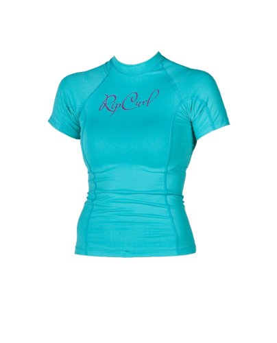 Rip Curl Damen Tropa Callie Short Sleeve Rashguard (Aqua, 10) von Rip Curl