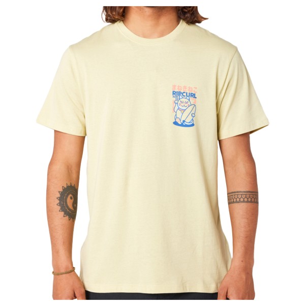 Rip Curl - Desti Animals Tee - T-Shirt Gr S beige von Rip Curl