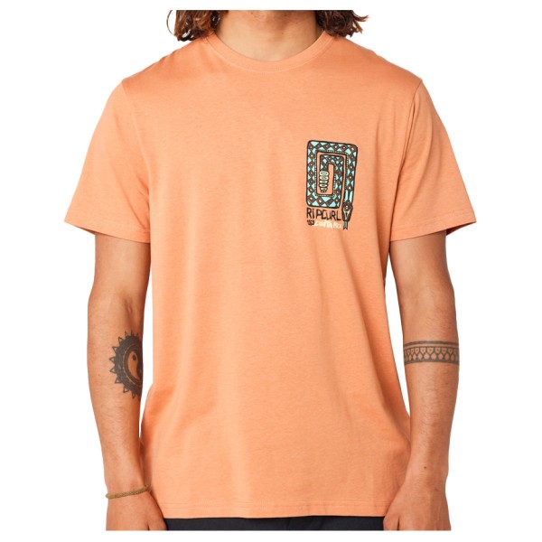 Rip Curl - Desti Animals Tee - T-Shirt Gr XL orange von Rip Curl