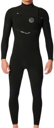 Rip Curl E Bomb 4/3 Chest Zip Full Suit 2025 Black, L von Rip Curl