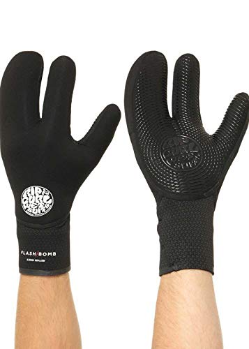 Rip Curl Flashbomb 5/3mm 3 Finger Glove WGLYEF - Black Size - M Rip Curl Flashbomb 5/3mm 3 Finger Glove WGLYEF - Black Size - M von Rip Curl