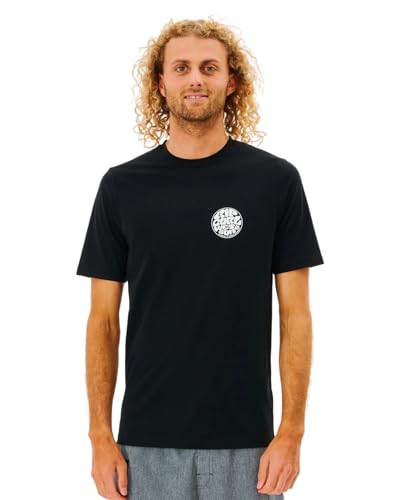 Rip Curl Herren Icons of Surf Kurzarm Rash Vest Top ? Schwarz ? UV Protection und SPF- Properties Rip Curl Herren Icons of Surf Kurzarm Rash Vest Top ? Schwarz ? UV Protection und SPF- Properties von Rip Curl