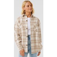 Rip Curl High Tide Soft Flannel Jacke bone Rip Curl High Tide Soft Flannel Jacke bone von Rip Curl