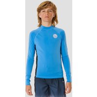 Rip Curl Icons Uv Brushed Langarm Rash Guard blue gum von Rip Curl