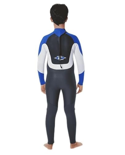 Rip Curl Junior Omega 4/3mm GBS Back Zip Wetsuit 13OBFS - Blue Rip Curl Junior Size - 8Y von Rip Curl