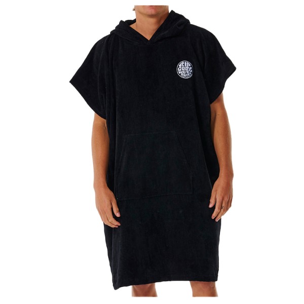 Rip Curl - Logo Hooded Towel - Surf Poncho Gr One Size grau;schwarz von Rip Curl