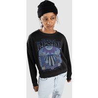 Rip Curl Slow Down Relaxed Crew Sweater washed black Rip Curl Slow Down Relaxed Crew Sweater washed black von Rip Curl