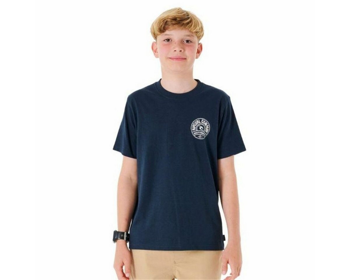 Rip Curl T-Shirt Kurzarm-T-Shirt für Kinder Rip Curl Stapler Marineblau von Rip Curl