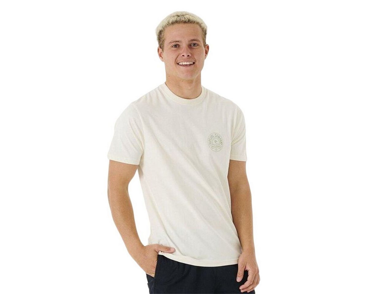 Rip Curl T-Shirt Herren Kurzarm-T-Shirt Rip Curl Stapler Weiß Rip Curl T-Shirt Herren Kurzarm-T-Shirt Rip Curl Stapler Weiß von Rip Curl