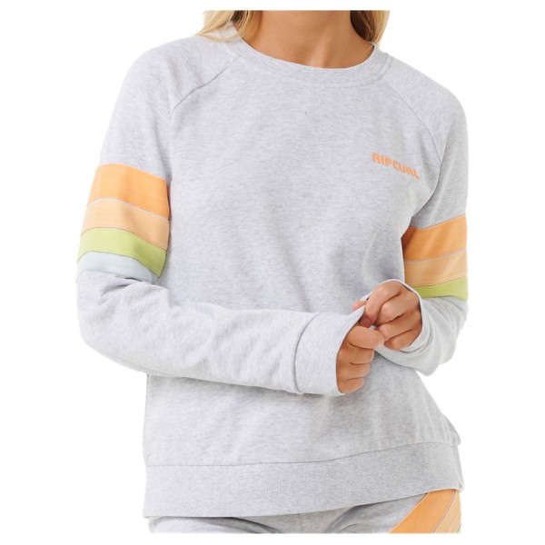 Rip Curl - Women's High Tide Surf Raglan Crew - Pullover Gr M grau von Rip Curl