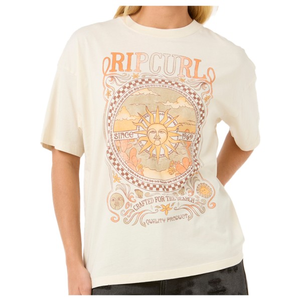 Rip Curl - Women's Luna Heritage Tee - T-Shirt Gr S beige/weiß Rip Curl - Women's Luna Heritage Tee - T-Shirt Gr S beige/weiß von Rip Curl