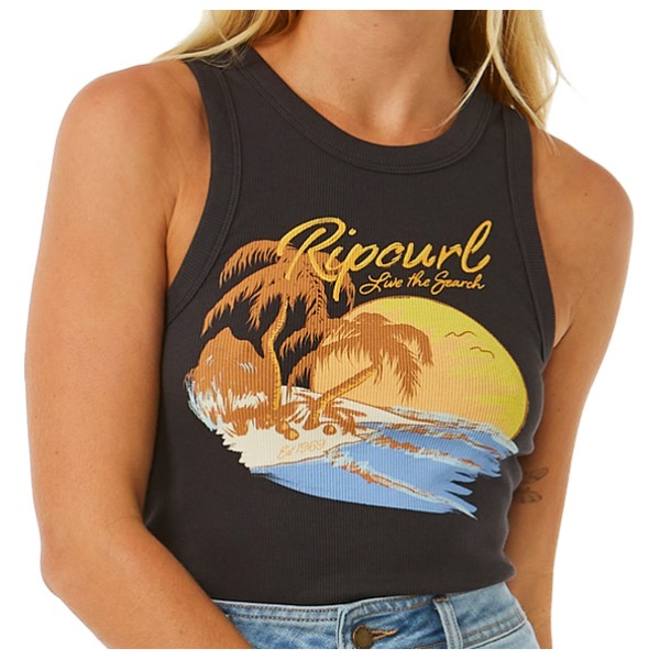 Rip Curl - Women's Sunset Ribbed Tank - Tank Top Gr L;M;S;XL;XS orange;weiß von Rip Curl